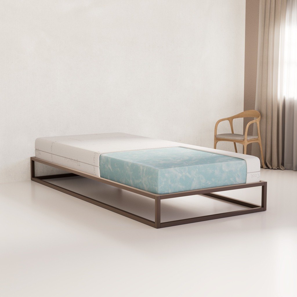 Matras Factory Colorado, opengeslagen hoes met koudschuim kern